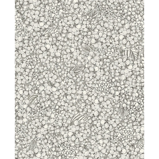 COLE & SON - ORTENSIA- BLACK & WHITE - Wallcovering by the Roll BLACK & WHITE