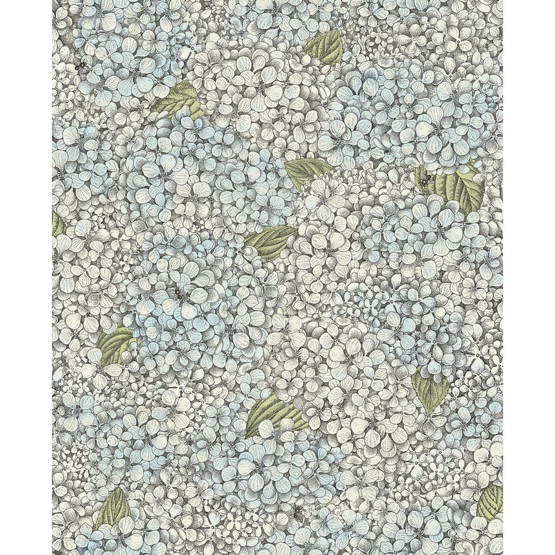 COLE & SON - ORTENSIA- BLUE & CREAM - Wallcovering by the Roll BLUE & CREAM