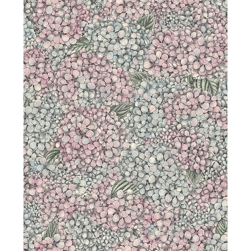 COLE & SON - ORTENSIA- PINK & BLUE - Wallcovering by the Roll PINK & BLUE