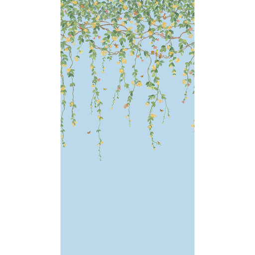 COLE & SON - HUMMINGBIRDS FLORA- BLUE - Wallcovering by the EACH BLUE