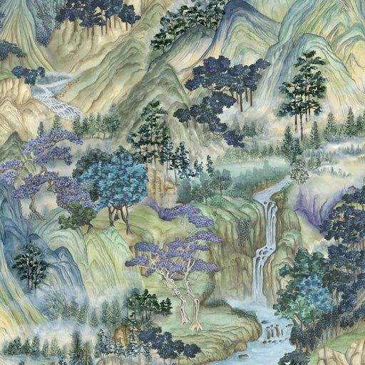 COLE & SON - MOUNTAINSCAPE- NOCTURNAL - Wallcovering by the Roll NOCTURNAL