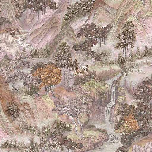 COLE & SON - MOUNTAINSCAPE- AUTUMNAL - Wallcovering by the Roll AUTUMNAL