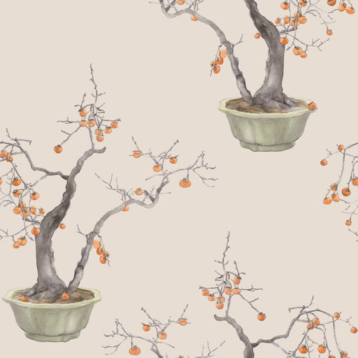 COLE & SON - KAKI PERSIMMON- VIOLET - Wallcovering by the Roll VIOLET