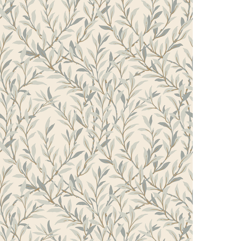 COLE & SON - WILLOW BRANCH - PEBBLE/CREAM - Wallpaper By The ROLL