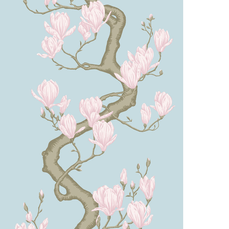 COLE & SON - MAGNOLIA TREE - SKY BLUE - Wallpaper By The ROLL
