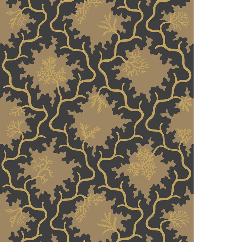 COLE & SON - MOSS TRELLIS - BLACK - Wallpaper By The ROLL
