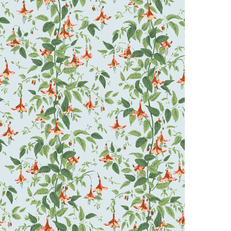 COLE & SON - FUSCHIA - CORAL - Wallpaper By The ROLL