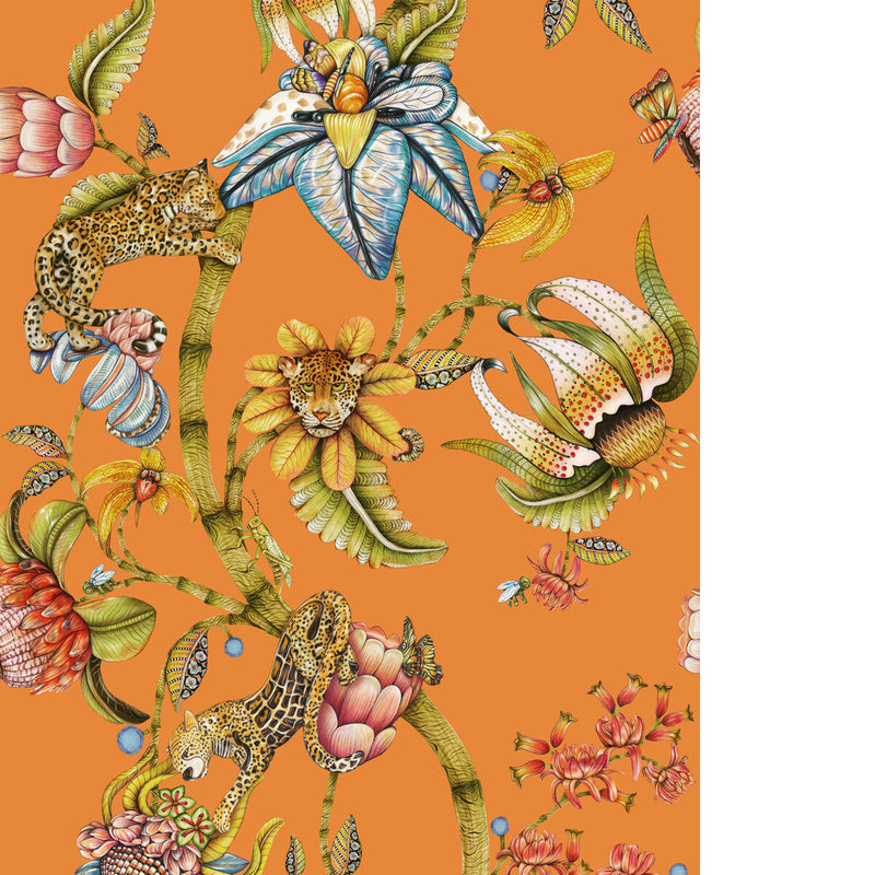 COLE & SON - PROTEA PANTHERA - CLEMENTINE - Wallpaper By The ROLL