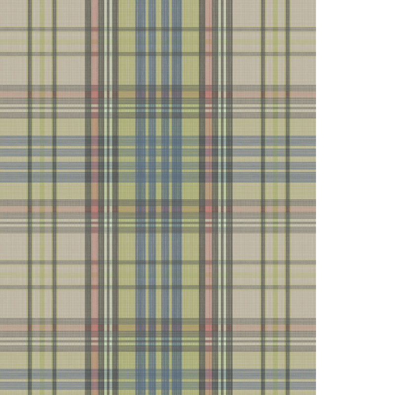 COLE & SON - MACANDREAS TARTAN - STONE - Wallpaper By The ROLL