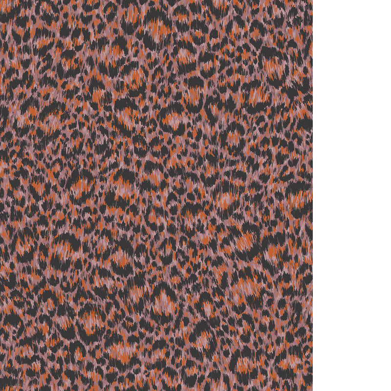 COLE & SON - HAND-PAINTED LEOPARD - ROSE - Wallpaper By The ROLL