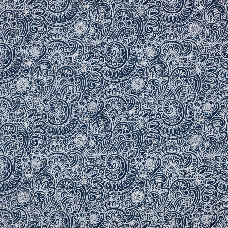 Flower Power - Cobalt - RM Coco - Fabric by the Yard