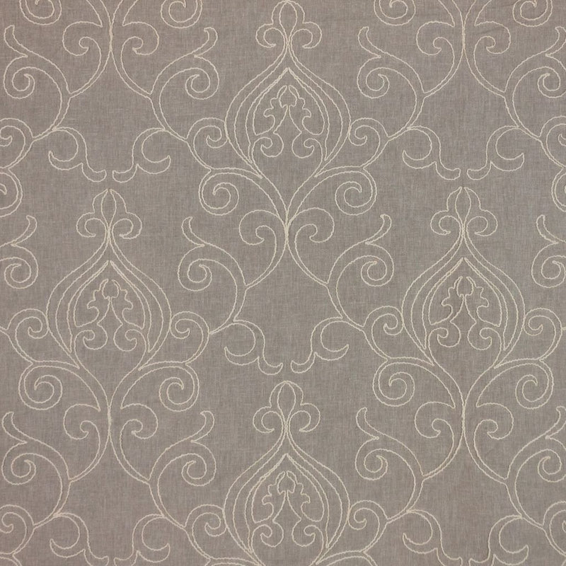 Arcadia Scroll - Sterling - RM Coco - Fabric by the Yard