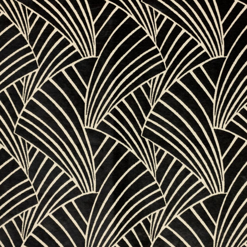 Nefertiti - Black Linen - RM Coco - Fabric by the Yard