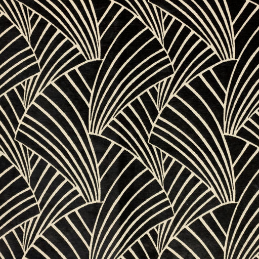 Nefertiti - Black Linen - RM Coco - Fabric by the Yard