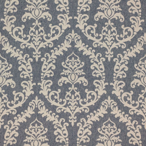 Grove Park Damask - Faded Denim - RM Coco - Fabric by the Yard