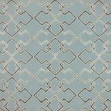 Interlock Trellis - Azure - RM Coco - Fabric by the Yard