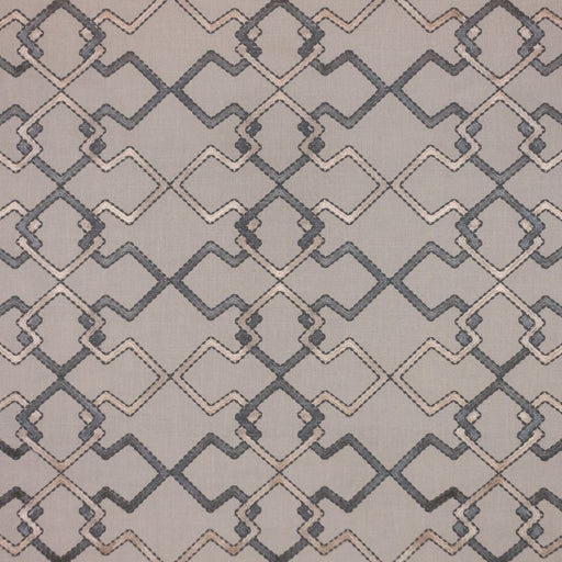 Interlock Trellis - Sterling - RM Coco - Fabric by the Yard