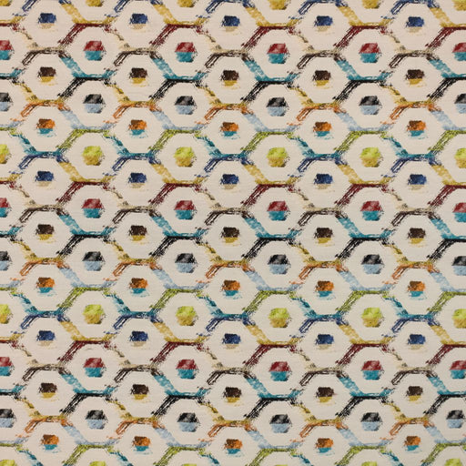 Watercolor Trellis - Sea Coral - RM Coco - Fabric by the Yard
