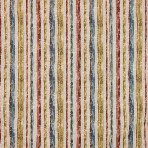 San Torini Stripe - Tuscan Red - RM Coco - Fabric by the Yard