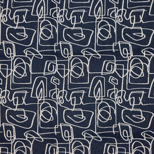 Doodle - Navy - RM Coco - Fabric by the Yard