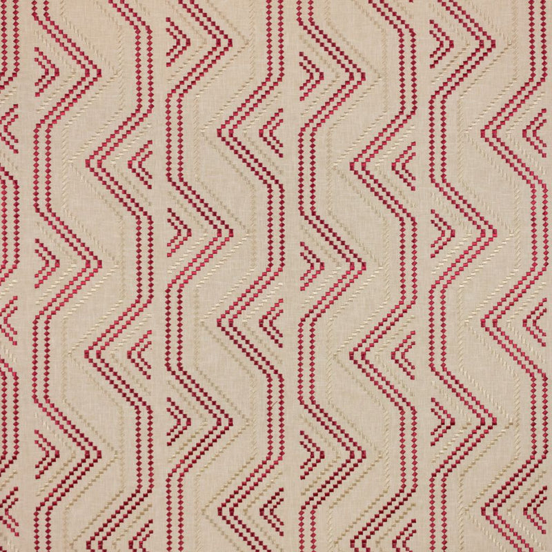 Square Pegs - Coral - RM Coco - Fabric by the Yard