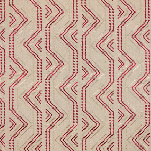 Square Pegs - Coral - RM Coco - Fabric by the Yard
