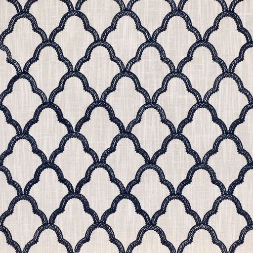 Lace Trellis - Lapis - RM Coco - Fabric by the Yard