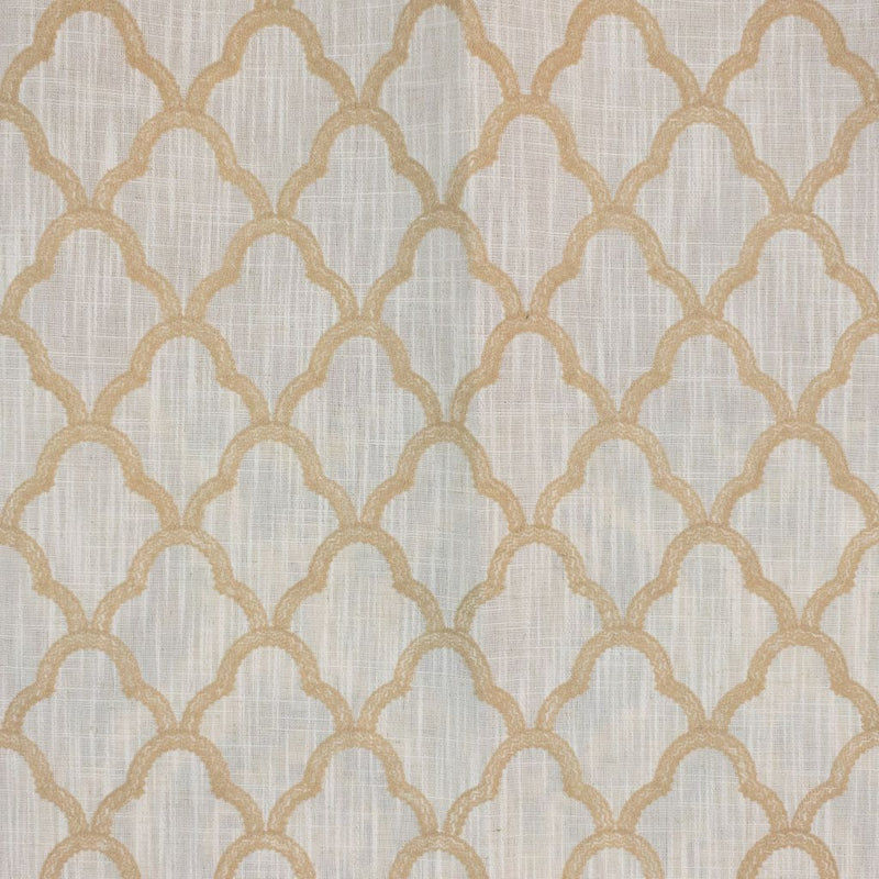 Lace Trellis - Sandstone - RM Coco - Fabric by the Yard