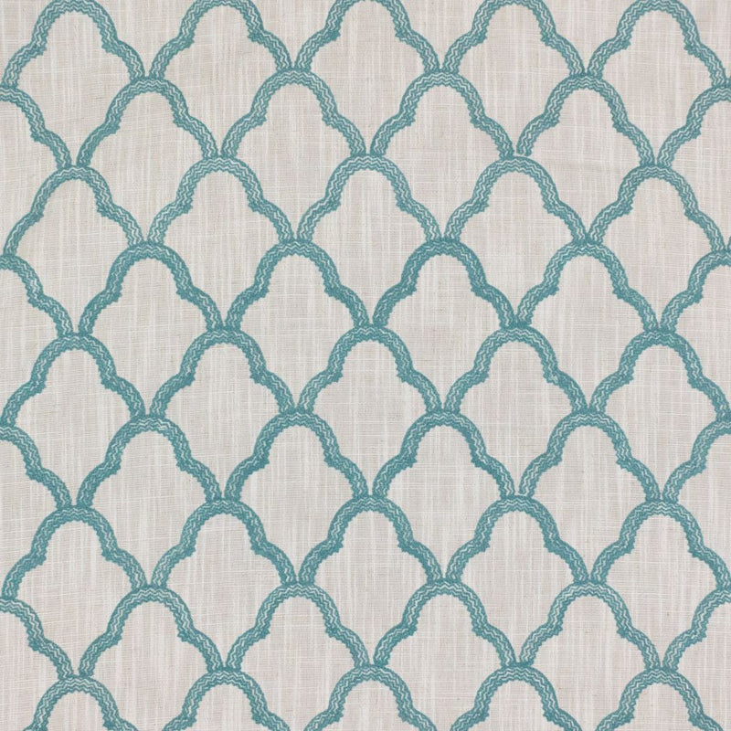 Lace Trellis - Aegean - RM Coco - Fabric by the Yard
