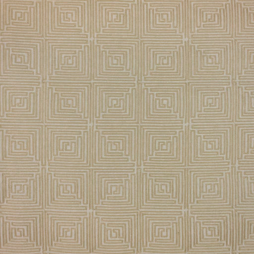 Greek Key Fret - Flax - RM Coco - Fabric by the Yard