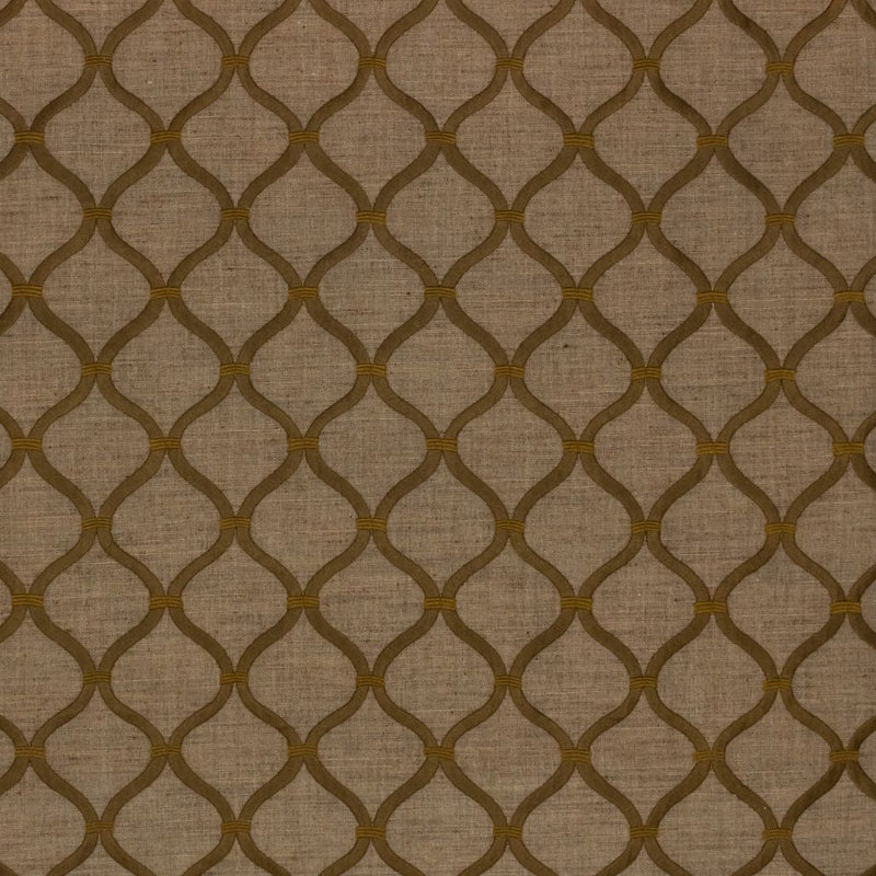 Romesco Trellis - Toffee - RM Coco - Fabric by the Yard