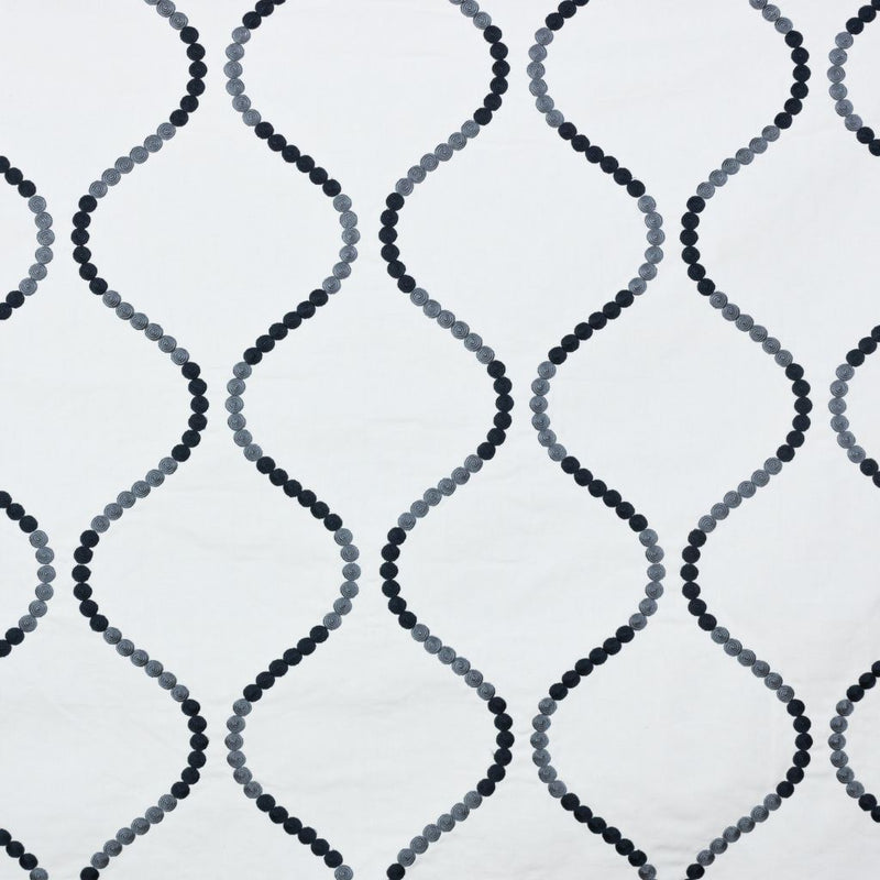 Button Trellis - Graphite - RM Coco - Fabric by the Yard