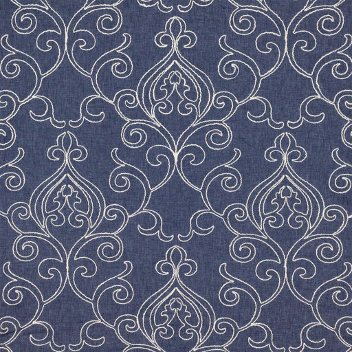 Arcadia Scroll - Denim - RM Coco - Fabric by the Yard