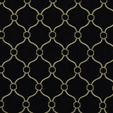 Picardie Trellis - Ebony - RM Coco - Fabric by the Yard