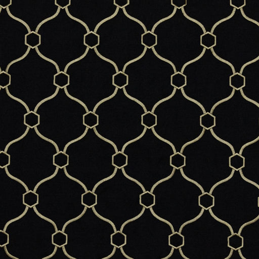 Picardie Trellis - Ebony - RM Coco - Fabric by the Yard