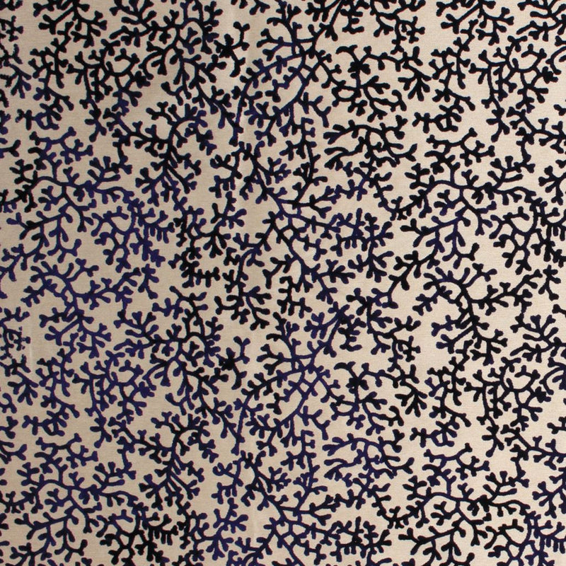Coral Splendor - Navy - RM Coco - Fabric by the Yard