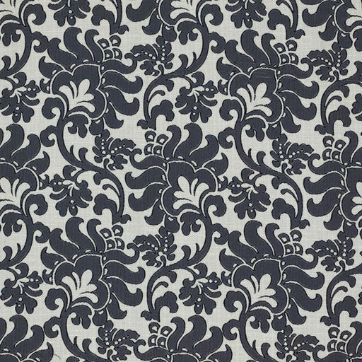 Wentworth Damask - Black - RM Coco - Fabric by the Yard