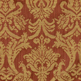 Delacroix Damask - Terracotta - RM Coco - Fabric by the Yard
