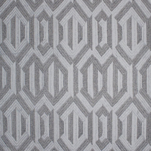 Metropolis Trellis - Platinum - RM Coco - Fabric by the Yard