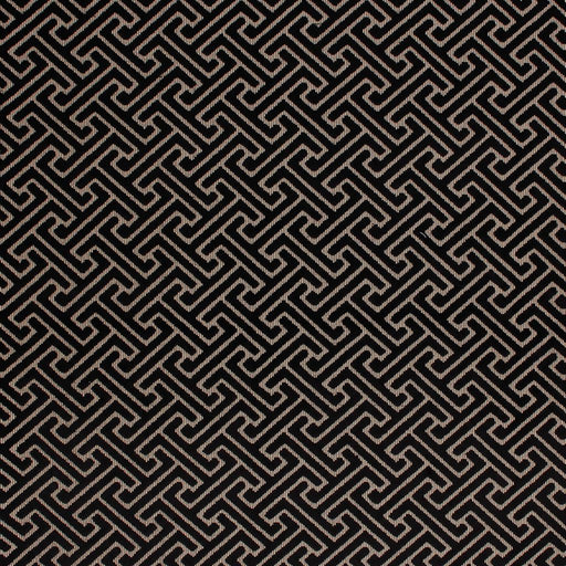 Royal Fret - Onyx - RM Coco - Fabric by the Yard