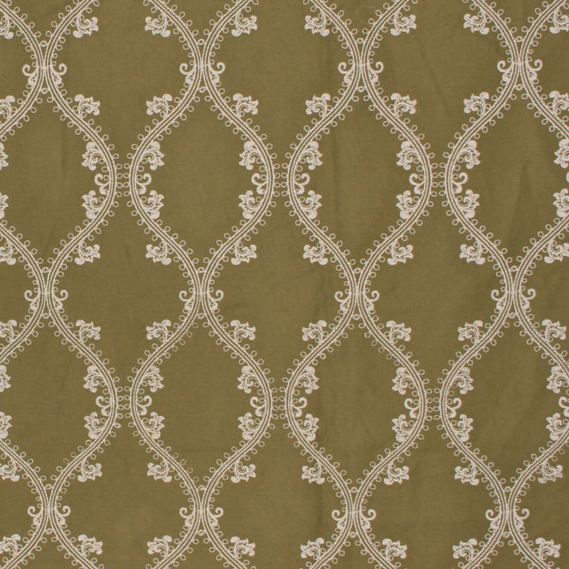 Oakville Trellis - Olive - RM Coco - Fabric by the Yard