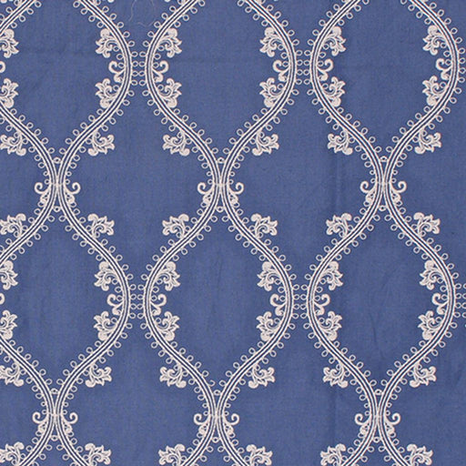 Oakville Trellis - Cornflower - RM Coco - Fabric by the Yard