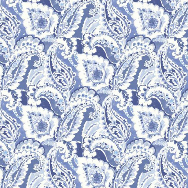 Palomar Paisley - China Blue - RM Coco - Fabric by the Yard