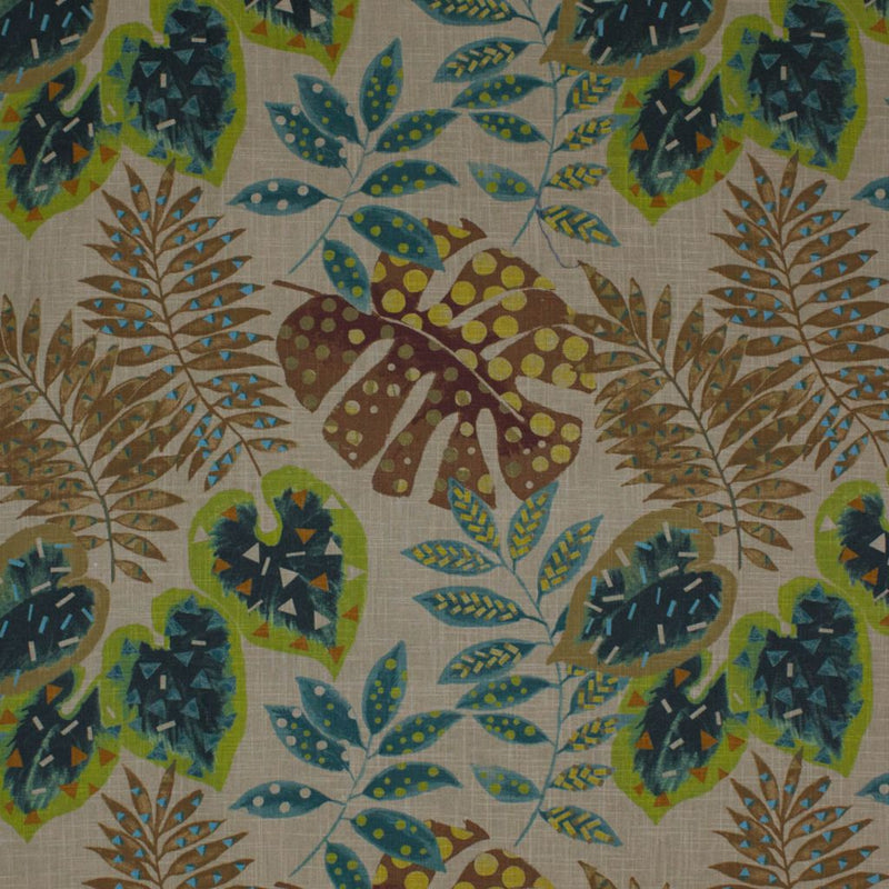 Tropix - Turquoise - RM Coco - Fabric by the Yard