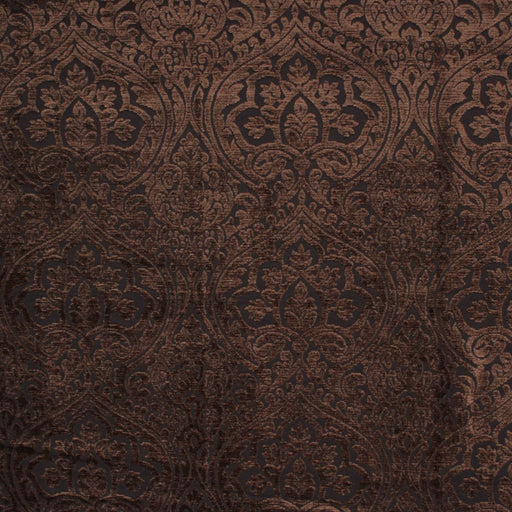 Amalfi Damask - Black Walnut - RM Coco - Fabric by the Yard