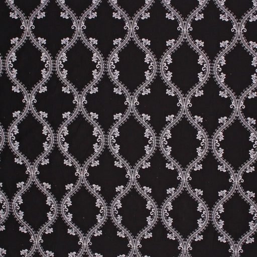 Oakville Trellis - Tuxedo - RM Coco - Fabric by the Yard