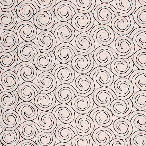 Scroll Dance - Domino - RM Coco - Fabric by the Yard