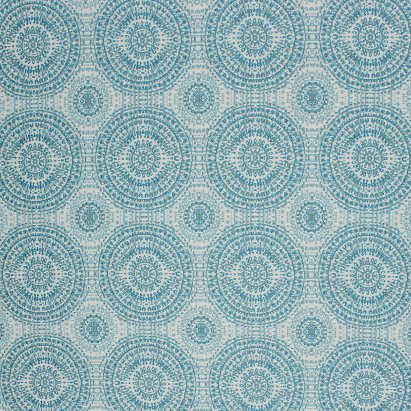 Batik Medallion IO- Tommy BahamaÂ® SunbrellaÂ® - Aquamarine - RM Coco - Fabric by the Yard