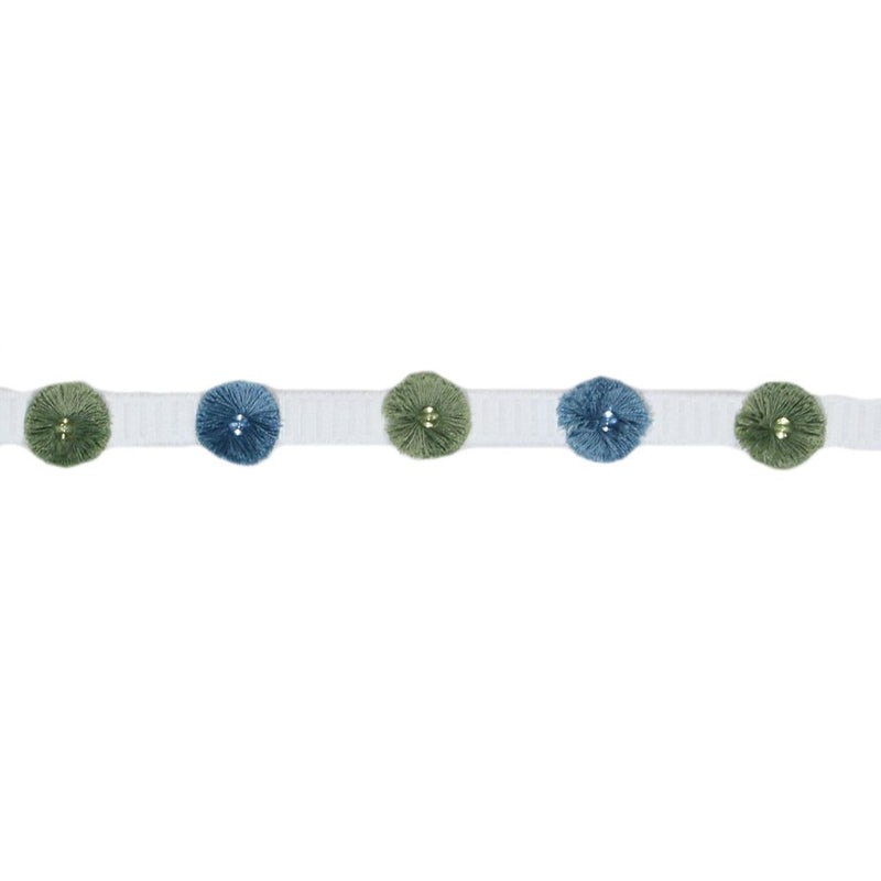 BD105 BORDER 1" - AQUAMARINE - RM Coco - Trim by the Yard