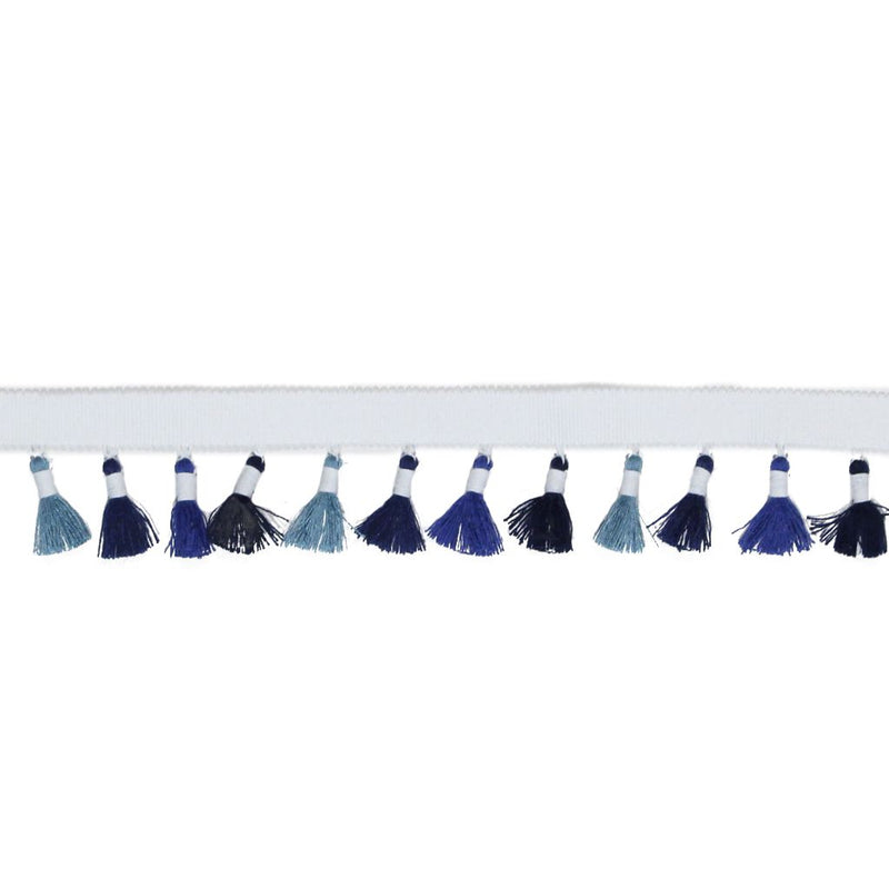 TF100 TASSEL FRINGE 1.875" - GROTTO BLUE - RM Coco - Trim by the Yard